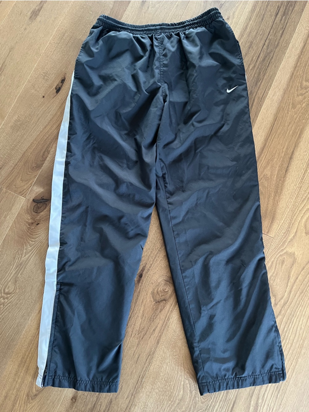 Nike Vintage Black White Track Pants - Size M